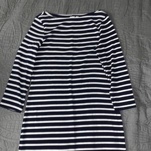 Bran new navy blue and white dress